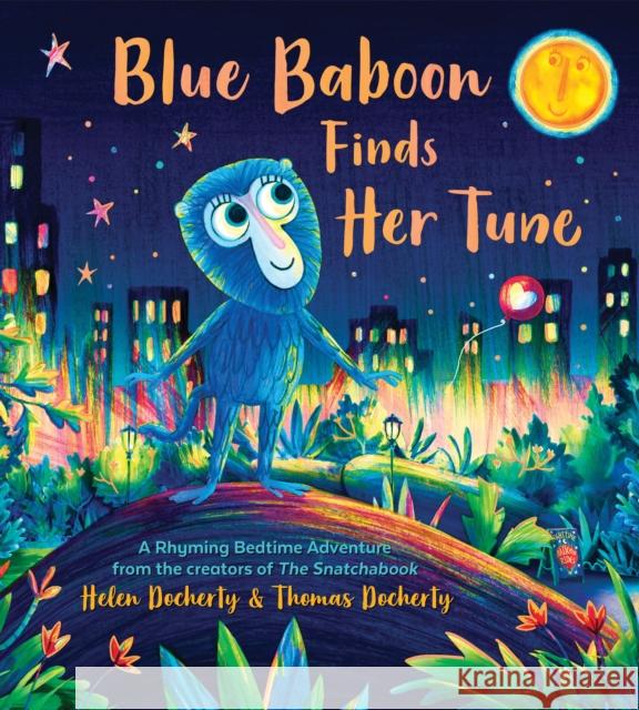 Blue Baboon Finds Her Tune Helen Docherty Thomas Docherty 9781728238906 Sourcebooks Jabberwocky - książka