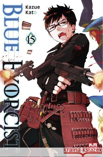 Blue Exorcist. Bd.15 : Ausgezeichnet mit dem AnimaniA Award 2013 - Bester Manga International Kato, Kazue 9782889210398 Kazé Manga - książka