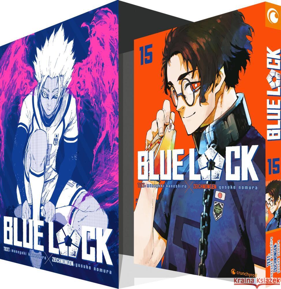 Blue Lock - Band 15 mit Sammelschuber Nomura, Yusuke 9782889516223 Crunchyroll Manga - książka