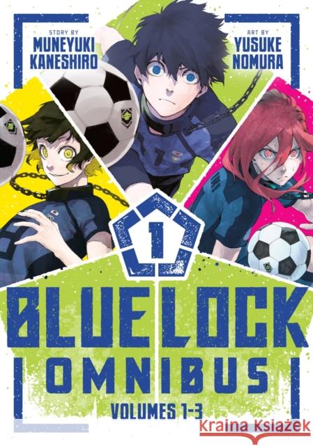 Blue Lock Omnibus 1 (Vol. 1-3) Muneyuki Kaneshiro 9798888778210  - książka