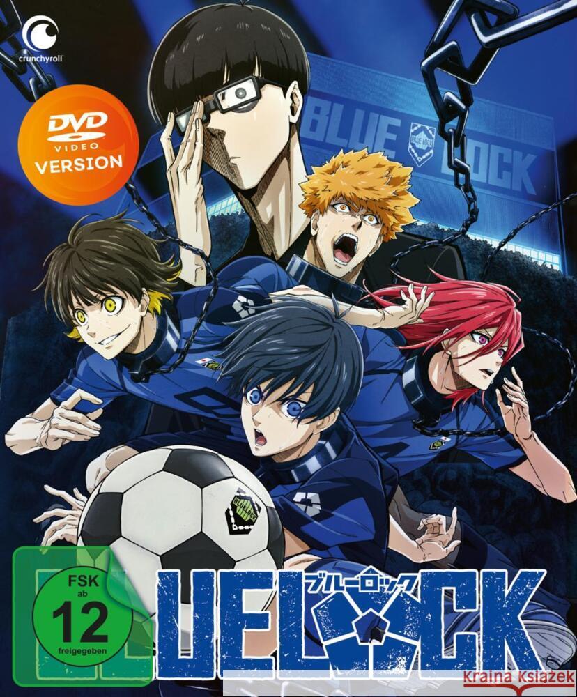 Blue Lock. Staffel.1.1, 2 DVD (Limited Edition mit Sammelschuber)  7630017532626 Crunchyroll - książka