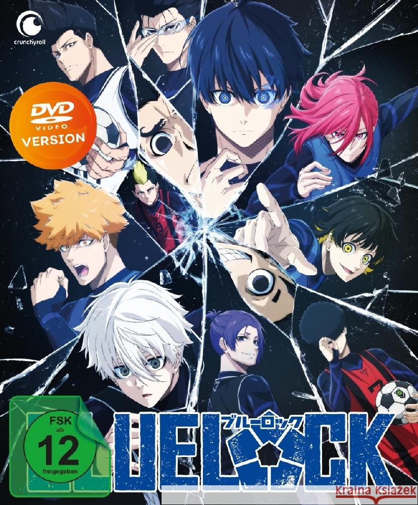 Blue Lock. Staffel.1.2.3, 1 DVD (Limited Edition mit Sammelschuber)  7630017534804 Crunchyroll - książka