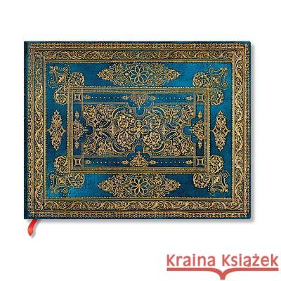 Blue Luxe (Luxe Design) Guest Book Unlined Hardback Journal Paperblanks   9781439795941 Paperblanks - książka