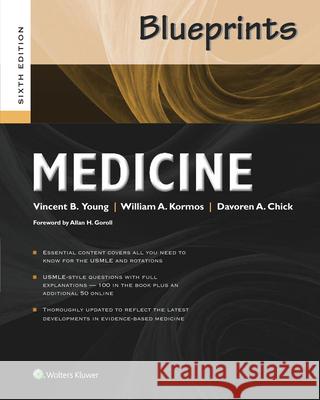 Blueprints Medicine Vincent Young 9781469864150 LIPPINCOTT WILLIAMS & WILKINS - książka