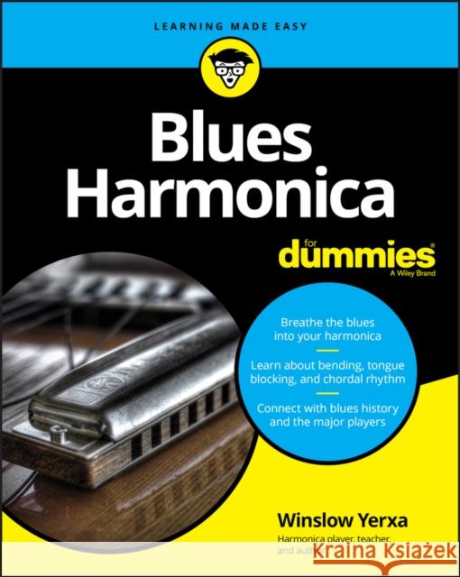 Blues Harmonica For Dummies Winslow Yerxa 9781119694519 John Wiley & Sons Inc - książka