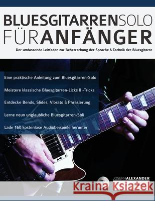 Bluesgitarren-Solo für Anfänger Joseph Alexander 9781789331684 WWW.Fundamental-Changes.com - książka