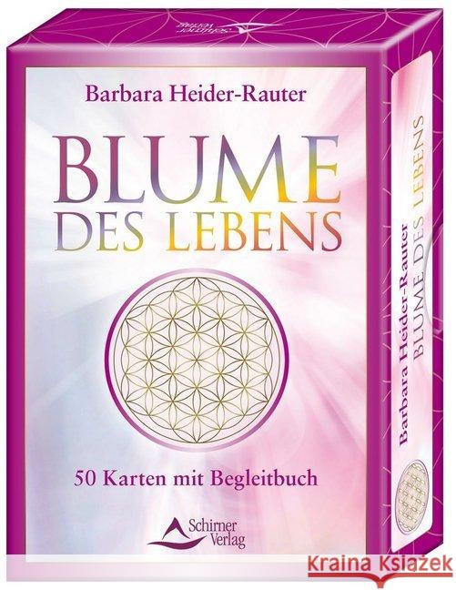 Blume des Lebens, Meditationskarten mit Begleitbuch : Set Heider-Rauter, Barbara 9783843490733 Schirner - książka