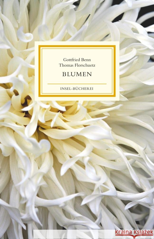 Blumen Benn, Gottfried, Florschuetz, Thomas 9783458643043 Insel Verlag - książka