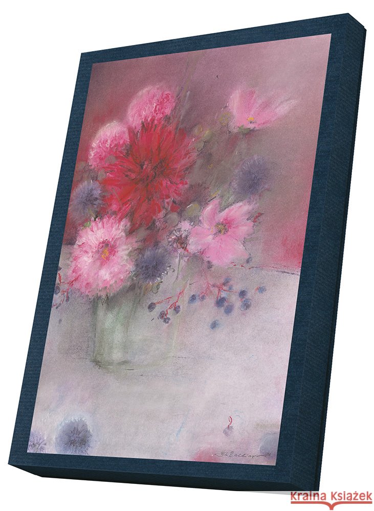 Blumengrüße - Kunst-Faltkarten im Schmuckkarton Bahlinger, Stefanie 4250454729996 adeo - książka