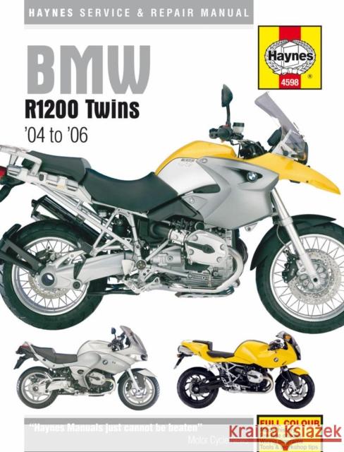 BMW R1200 Twins (04 - 09) Haynes Repair Manual Haynes Publishing 9780857338884 Haynes Publishing Group - książka