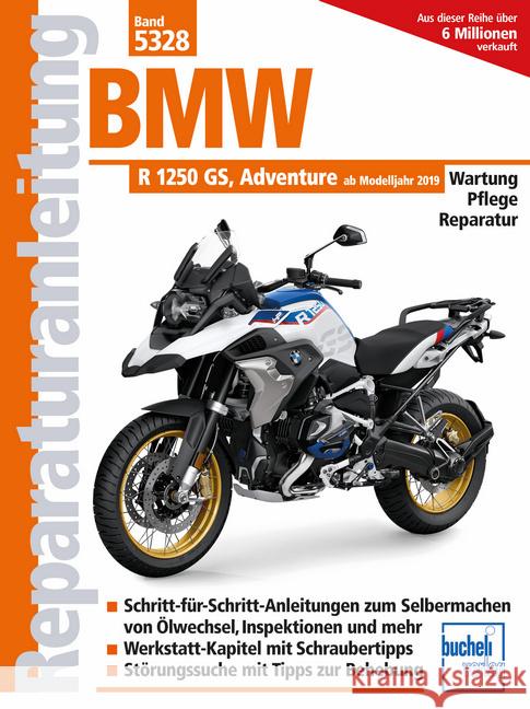 BMW R 1250 GS, Adventure ab Modelljahr 2019 Schermer, Franz Josef 9783716823316 bucheli - książka