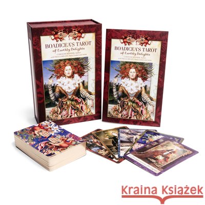 Boadicea's Tarot of Earthly Delights: (Deck and Guidebook Box Set) Caroline Kenner 9780764369087 Redfeather - książka