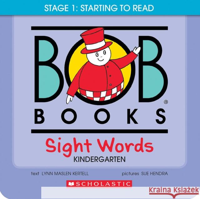 Bob Books - Sight Words Kindergarten Box Set Phonics, Ages 4 and Up, Kindergarten, Flashcards (Stage 2: Emerging Reader) Kertell, Lynn Maslen 9780545019231 Cartwheel Books - książka