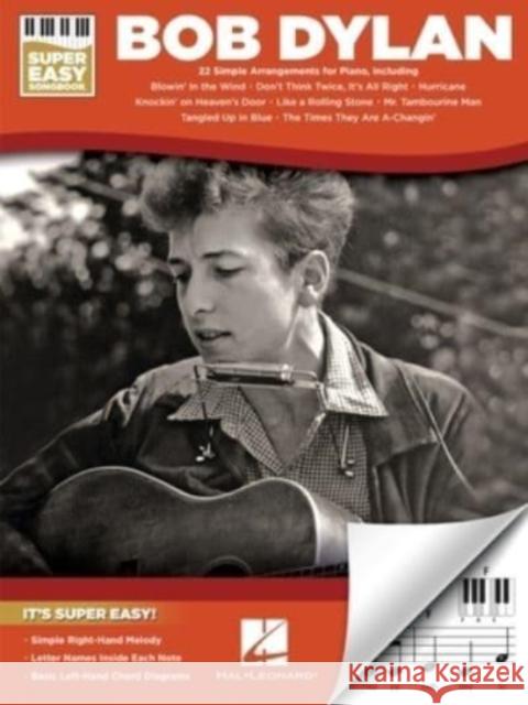 Bob Dylan - Super Easy Songbook BOB DYLAN 9781705134573 Hal Leonard Corporation - książka