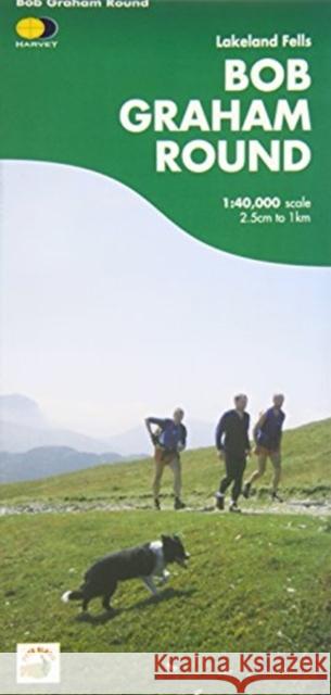 Bob Graham Round: Lakeland Fells Harvey Map Services Ltd. 9781851374847 Harvey Map Services Ltd - książka
