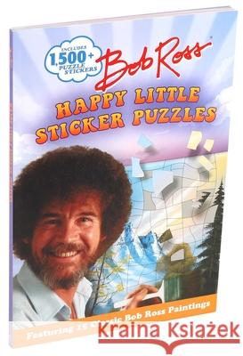 Bob Ross Happy Little Sticker Puzzles Editors of Thunder Bay Press 9781684129157 Thunder Bay Press - książka