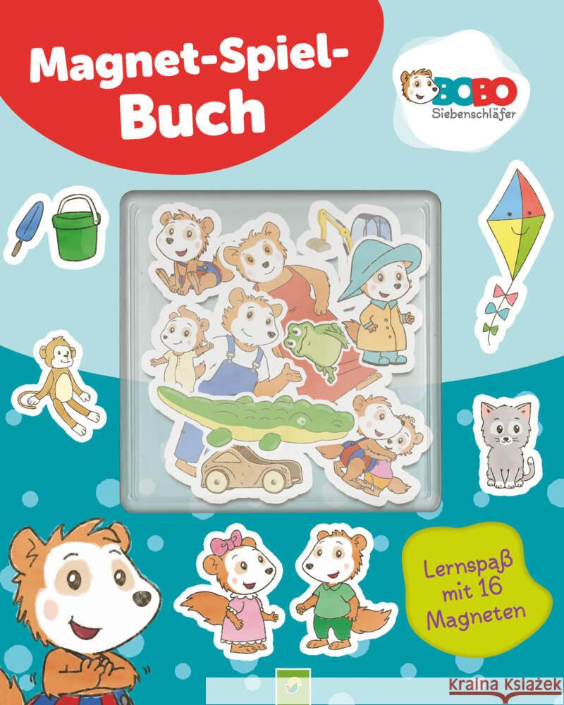 Bobo Siebenschläfer Magnet-Spiel-Buch  9783849943707 Schwager & Steinlein - książka