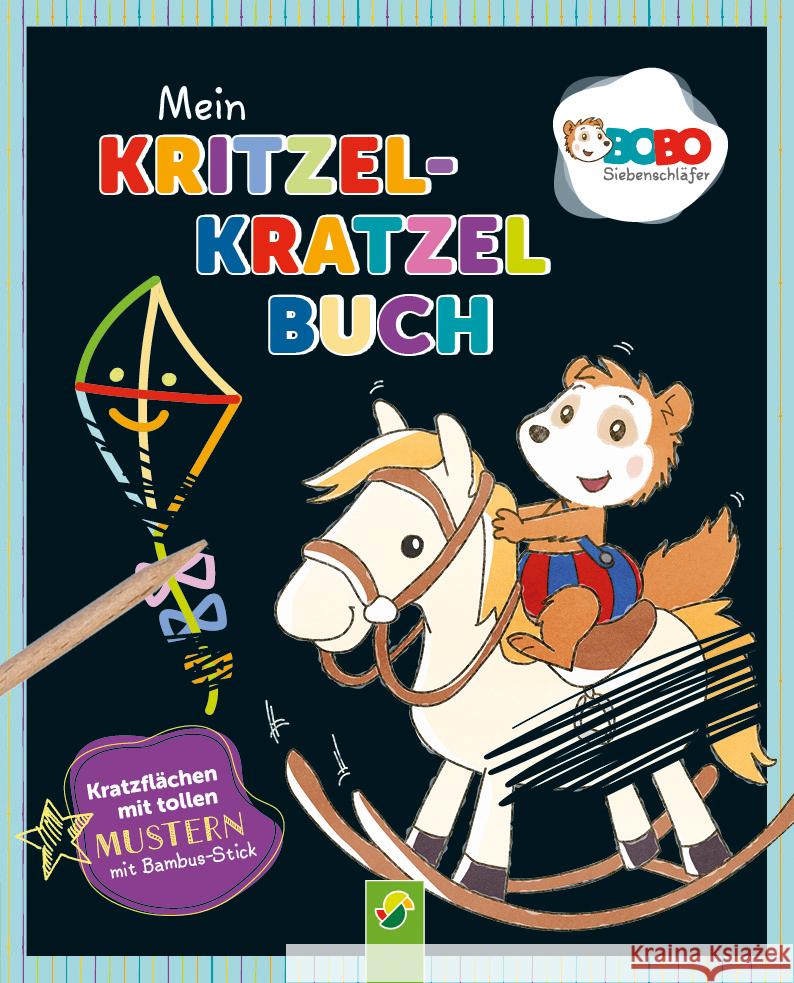 Bobo Siebenschläfer Mein Kritzel-Kratzel-Buch Schwager & Steinlein Verlag 9783849945695 Schwager & Steinlein - książka