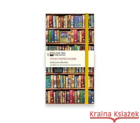 Bodleian Libraries: Hobbies & Pastimes Bookshelves Flame Tree Sticky Notes Folder  9781835628881 Flame Tree Publishing - książka