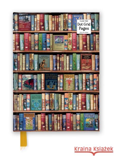 Bodleian Libraries: Hobbies & Pastimes Bookshelves (Foiled Dot Grid Journal) Flame Tree Studio 9781835626306 Flame Tree Gift - książka