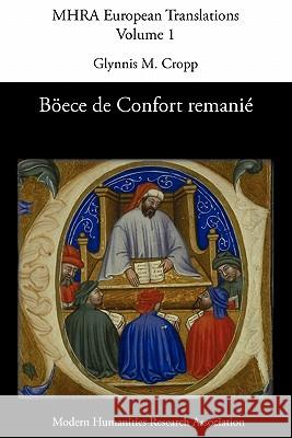Boece de Confort Remanié Cropp, Glynnis M. 9780947623975 Modern Humanities Research Association - książka