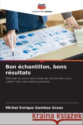 Bon echantillon, bons resultats Michel Enrique Gamboa Graus   9786205911747 Editions Notre Savoir - książka