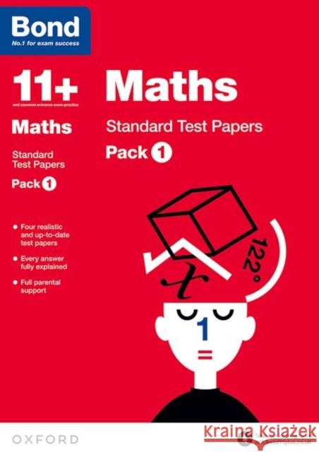 Bond 11+: Maths: Standard Test Papers (for GL Assessment & other 11 plus exams): Pack 1 Bond 11+ 9780192740755 Oxford University Press - książka