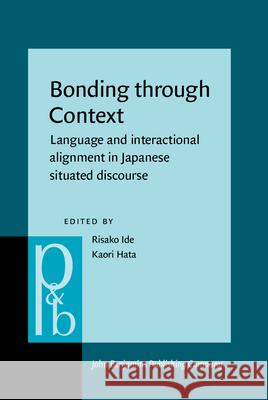 Bonding through Context  9789027207661 John Benjamins Publishing Co - książka