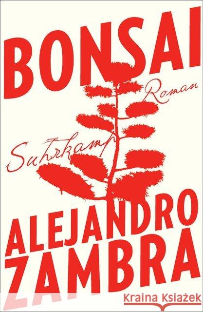 Bonsai : Roman Zambra, Alejandro 9783518424803 Suhrkamp - książka