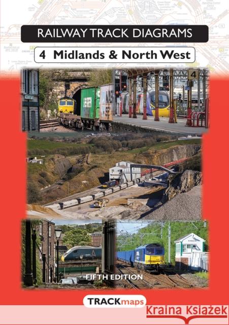 Book 4: Midlands & North West  9781999627157 TRACKmaps - książka