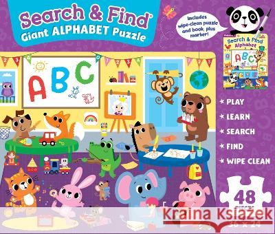 Book & Puzzle Alphabet [With Wipe-Clean Book] Kidsbooks Publishing 9781638541448 Kidsbooks Publishing - książka