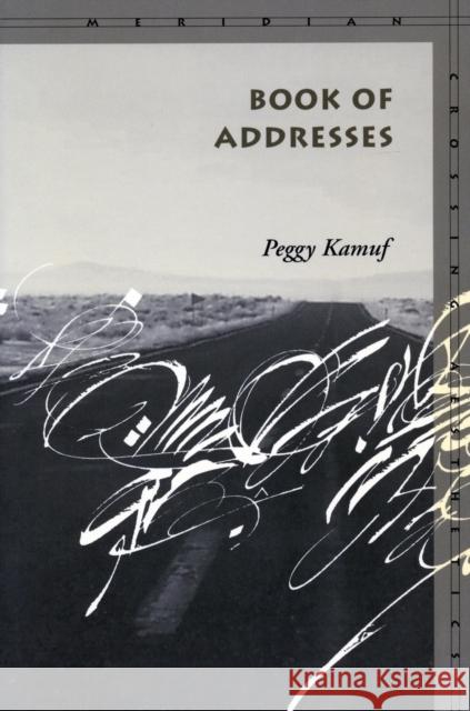 Book of Addresses Peggy Kamuf 9780804750585 Stanford University Press - książka