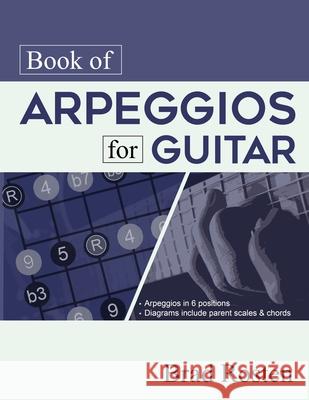 Book of Arpeggios for Guitar Brad Rosten 9798517566942 Independently Published - książka