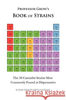 Book of Strains: The 50 Cannabis Strains Most Commonly Found at Dispensaries Victoria Young Justin Griswell 9780615492032 Professor Grow, LLC - książka