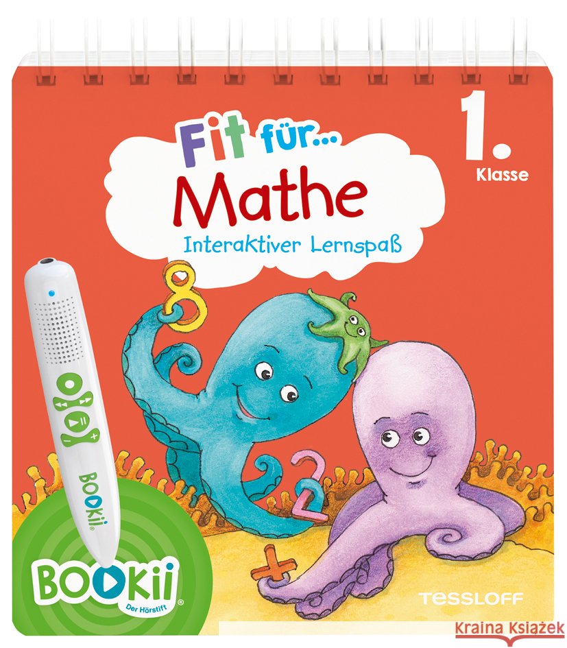 BOOKii Fit für Mathe Interaktiver Lernspaß 1. Klasse Meierjürgen, Sonja 9783788675325 Tessloff - książka