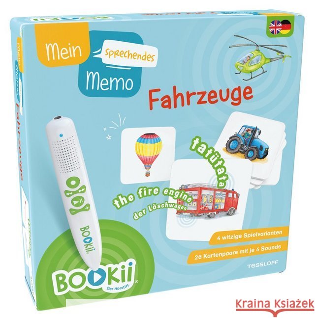 BOOKii® Mein sprechendes Memo Fahrzeuge  9783788641399 Tessloff - książka