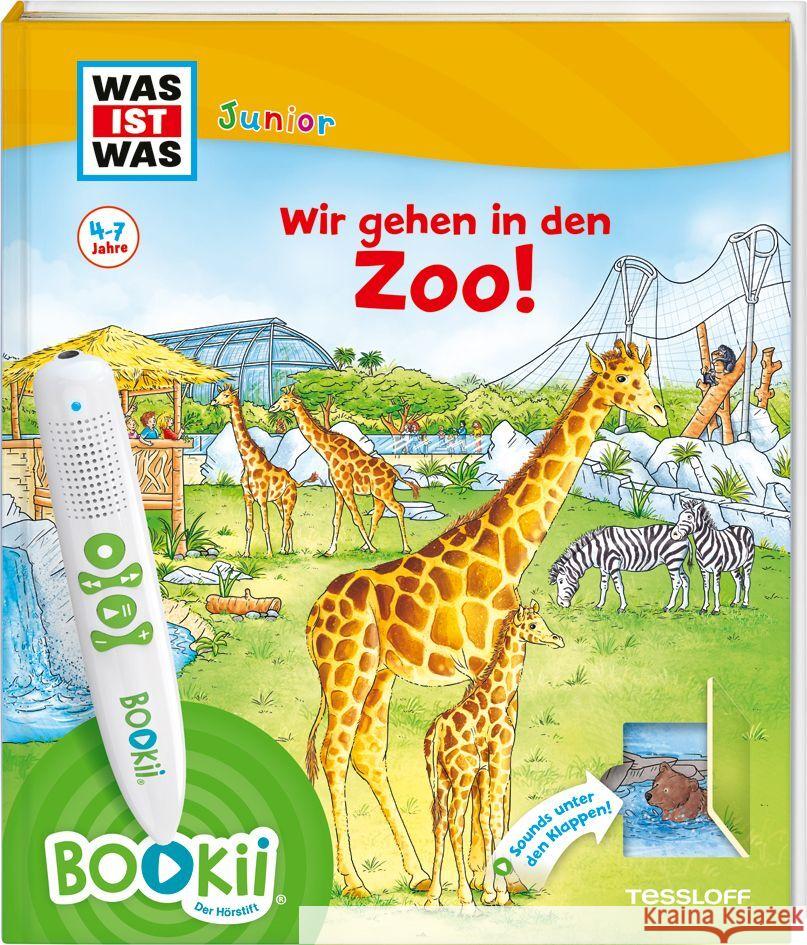 BOOKii® WAS IST WAS Junior Wir gehen in den Zoo! Kaiser, Claudia, Lickleder, Martin, Oftring, Bärbel 9783788674960 Tessloff Verlag Ragnar Tessloff GmbH & Co. KG - książka