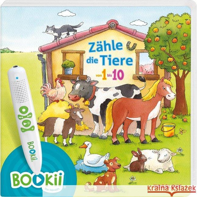 BOOKii Zähle die Tiere von 1 bis 10 : Antippen, Spielen, Lernen  9783788641207 Tessloff - książka