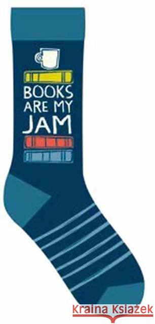 Books Are My Jam Socks Gibbs Smith Publisher 9781423652984 Gibbs M. Smith Inc - książka