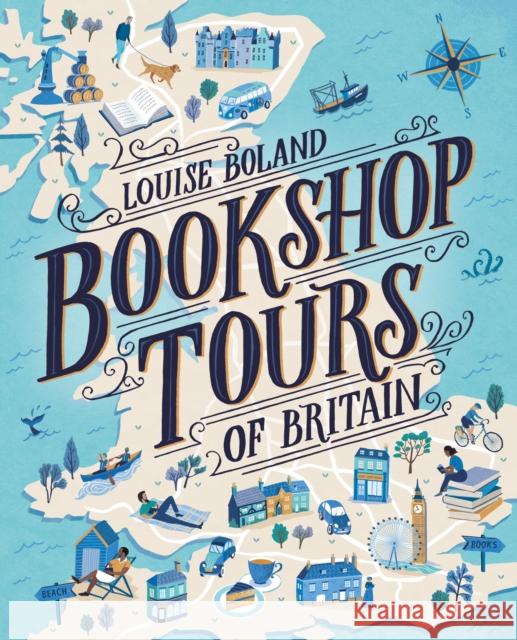 Bookshop Tours of Britain Louise Boland 9781912054473 Fairlight Books - książka