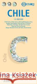 Borch Map Chile : Northern Chile, Central Chile, Southern Chile/Patagonia, Arica, Iquique, Antofagasta, Vina del Mar, La Serena, Valparaiso, Santiago, Robinson Crusoe Island, Rapa Nui (Easter Island),  9783866093959 BORCH GMBH - książka