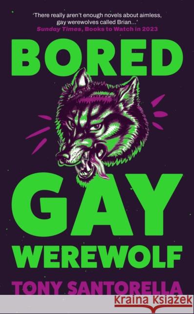 Bored Gay Werewolf: The Awoooooosome Word-of-mouth Hit Tony Santorella 9781838957018 Atlantic Books - książka