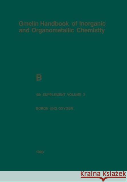 Boron and Oxygen Gert Heller Jurgen Faust Kurt Niedenzu 9783662061527 Springer - książka