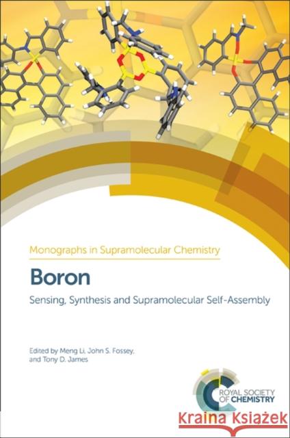 Boron: Sensing, Synthesis and Supramolecular Self-Assembly  9781849736749 Royal Society of Chemistry - książka