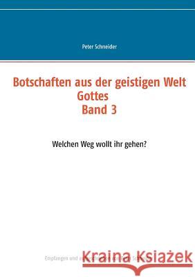 Botschaften aus der geistigen Welt Gottes: Welchen Weg wollt ihr gehen? Peter Schneider 9783748103417 Books on Demand - książka