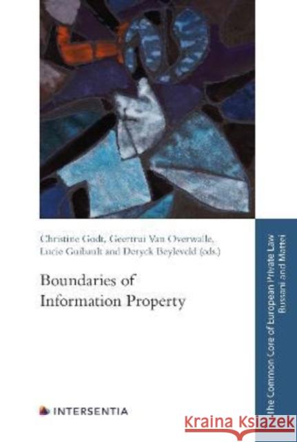 Boundaries of Information Property: Volume 4 Beyleveld, Deryck 9781839702303 Intersentia Ltd - książka