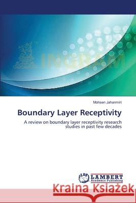 Boundary Layer Receptivity Mohsen Jahanmiri 9783659364518 LAP Lambert Academic Publishing - książka