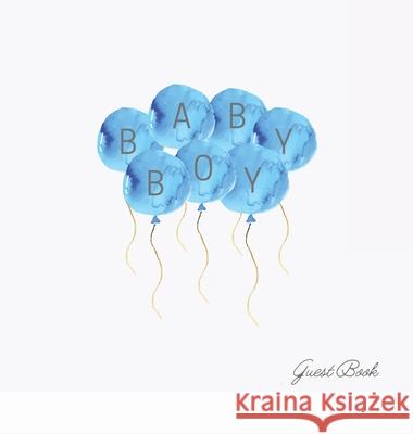 Boy baby shower guest book (Hardback) Lulu and Bell 9781839900877 Lulu and Bell - książka