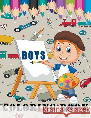 Boys Coloring Book Mojo Enterprises 9781635018615 Speedy Publishing LLC - książka