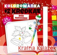 Boże Narodzenie. Kolorowanka z kredką Aneta Wojciechowska 9788366164956 Wydawnictwo Pryzmat - książka